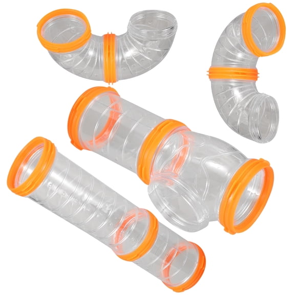 Soimiss 1Set DIY Cage Tube for Hamsters Guinea Pigs Plastic Tunnel Durable and Easy to Connect