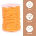 thumbnail image 5 of QIFULL 6 Rolls of Festival Craft Supply Lanyard String Kit Blue Lanyard Making DIY Handicrafts, 5 of 5