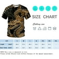 thumbnail image 2 of Rebaike Men's Dragon Graphic T-Shirt Anime-Inspired Fantasy All-Over Print Tee Shirt, 2 of 7