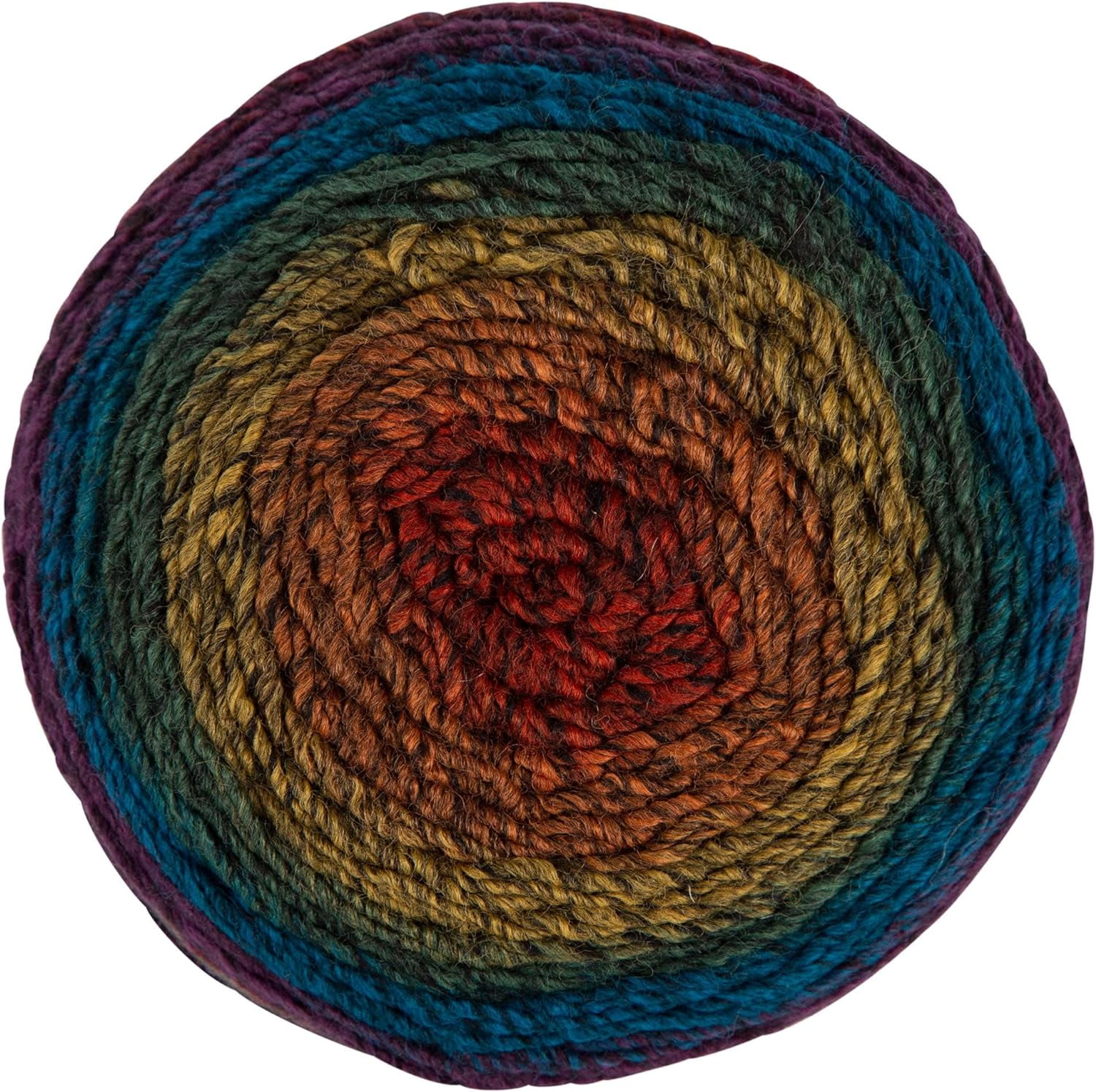 4 Skeins of Sensy Cake Yarn, 5.3 oz, 525 Yards, Multicolor Yarn for Crocheting and Knitting, Craft Yarn, Gauge 3 Light (567)