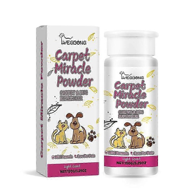 Poudre Miracle pour Tapis, Désodorisant Biodégradable Non Toxique