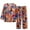 Multicolor, variant on Womens Pajama Set Women's Summer Two Piece Set Long Sleeve Round Neck Pajama Set Printed Pants Set Pajama Set Women lounge Sets for Women Plus Size Pajamas for Women Set