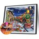 thumbnail image 1 of Kits de pintura de diamantes DIY de tren de Navidad, taladro redondo completo, decoración de pared, arte artesanal Likrtyny Oficina Multiescena Multifunción, 1 of 8