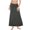 Dark Gray, variant on Gifts Dianli Pleated Layered Skirt Midi Skirt Women's Solid Color Pleated Layered Skirt Elastic Waist Tiered Pull On Flowy Midi Versatile Office To Weekend Skirt