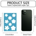 thumbnail image 2 of 2Styles Flower Stencil Reusable Acrylic Spring Summer Floral Small Flowers Boho Stencils Jewelry Making Template 5x3.5 Inch, 2 of 7