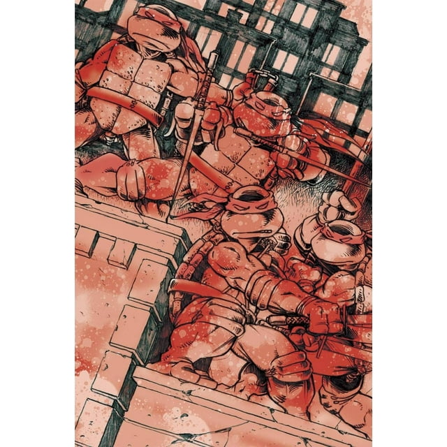 Teenage Mutant Ninja Turtles 1A Barniz Mate