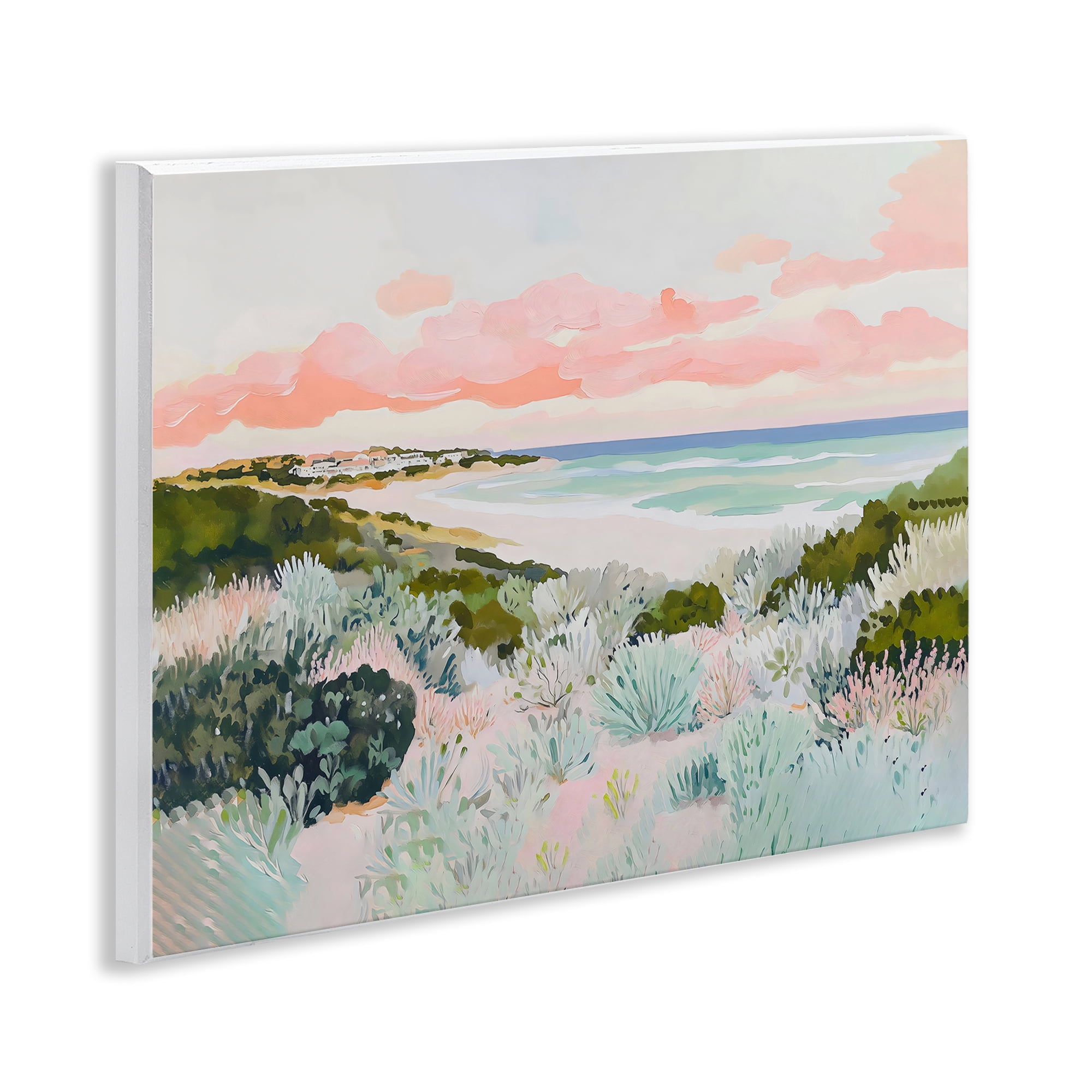 Stupell Industries Beach Grasses & Pastel Skies Wall Plaque Art, design by The Prints Vibe