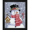 thumbnail image 2 of Great Art Now Snowman With Tophat & Wreath by William Vanderdasson, 2 Piece Framed Art Set Each 9.25"W x 11.25"H, 2 of 3