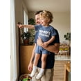 thumbnail image 6 of BemeyourBBs Toddler Baby Boy Mama'sLittle Man Outfits Newborn Infant Boy Summer Clothes Waffle Knit Short Sleeve Letter Embroidery T-Shirt Shorts Set 2Pcs, 6 of 9