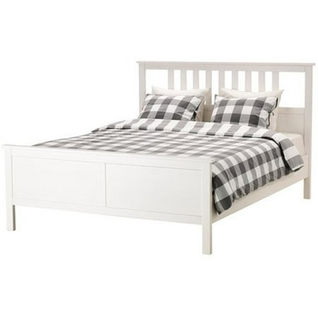 Ikea Full Size Bed frame, white stain, Lönset 4202.5292.306 - Walmart.com