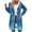 Blue, variant on Womens Tops Hooded Pocket Zipper Long Sleeved Casual Loose Solid Color Fleece Sweatshirt Long Jacket Yellow S,Blouse for Women