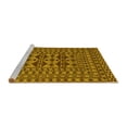 thumbnail image 2 of Ahgly Company Machine Washable Indoor Round Southwestern Yellow Country Area Rugs, 8' Round, 2 of 4