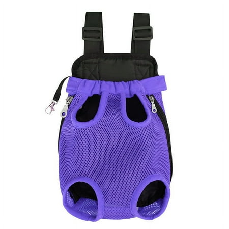 Uutvmp Pet Carrier Backpack  Adjustable Pet Cat Dog Carrier Backpack Travel Bag  Legs Out  Dog Carrier for Hiking Camping Travel  Sling Bag for Small Medium Dog Cat  XL