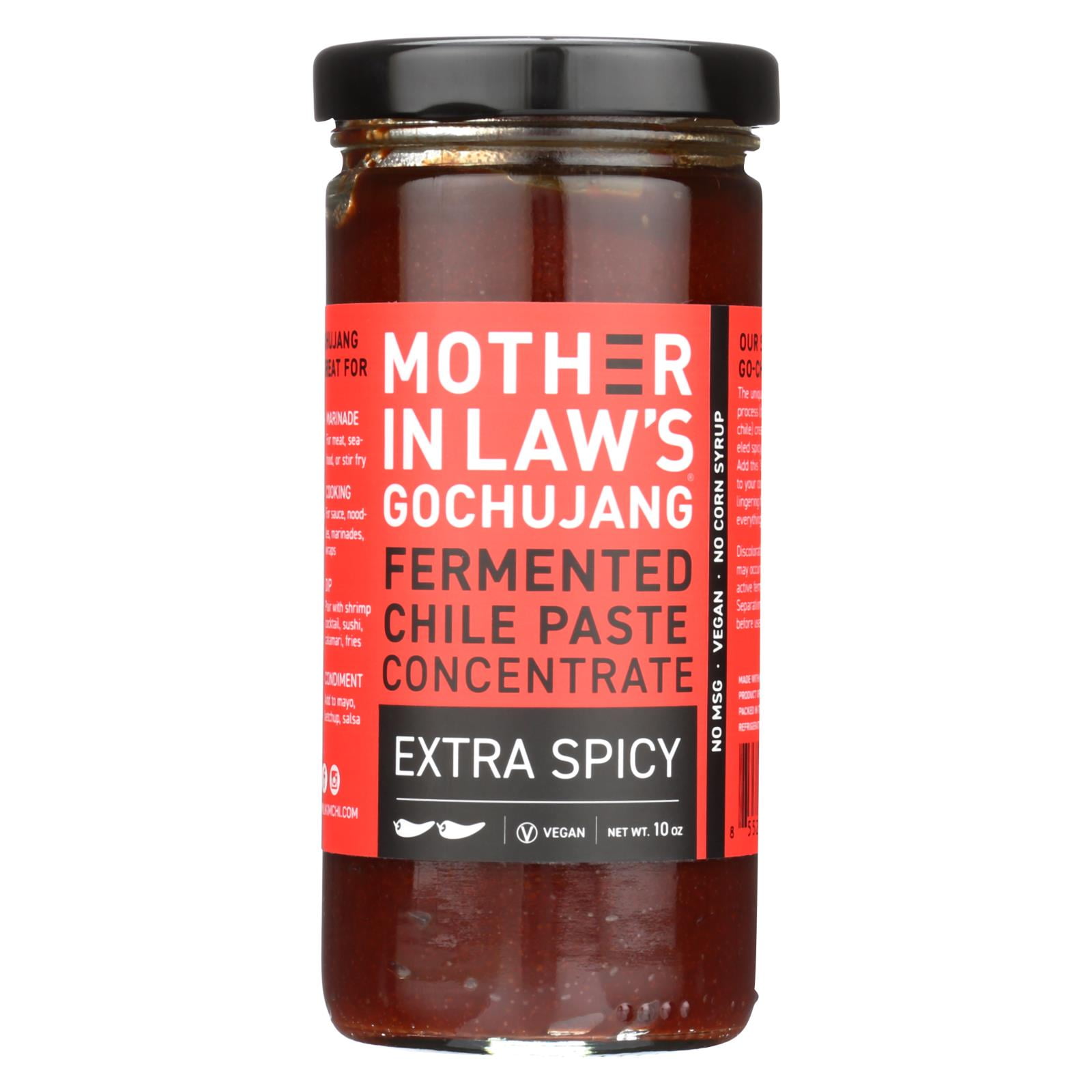 Motherinlaw's Kimchi Extra Spicy Concentrated Case Of 6 10 Oz