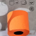 thumbnail image 2 of Renova  Luxury Scented Colored Toilet Paper 2 Rolls 3-Ply Bath Tissue - Pack 2 Rolls Orange, 2 of 8
