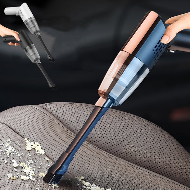 Fiudx Ofertas Flash Artículos En Oferta Aspiradora De Coche Con Potente Succión, Miniaspiradora Para Grietas, Limpiador De Teclado, Recargable Por Usb