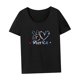 thumbnail image 4 of Camiseta de Mujer Ropa de Verano para Mujer Camiseta Básica Informal para Vacaciones Senderismo Viajes XL, 4 of 7