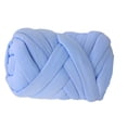 thumbnail image 4 of Hilo grueso para tejer a mano para mantas con nudo trenzado, hilo grueso jumbo Azul claro, 4 of 9