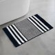 thumbnail image 4 of Bathroom Rug Non-Slip Super Absorbent Extra-Soft Striped Toilet Bath Mat Entry Door Carpet Room Decoration, 4 of 5