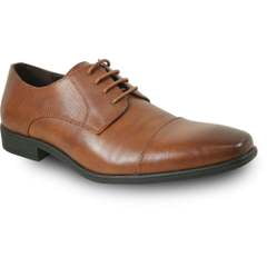 BRAVO Men Dress Shoe KLEIN-4 Wingtip Oxford Shoe Black
