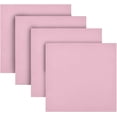 thumbnail image 4 of GZHJMY Pink Satin Napkins 20x20 in,Soft Washable Cloth Dinner Napkins Square Table Napkins Decor for Party Wedding Banquet and Dinner 4PCS Decorative Washcloths, 4 of 7