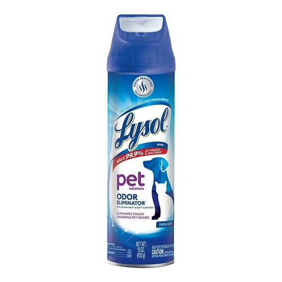 Spray Desinfectante Lysol Eliminador de Olores de Mascotas 425 g