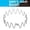Black, variant on Unisex Metal Headband Spring Wavy Non Sports Fashion Headwear for Men and Women