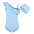 thumbnail image 2 of Gubotare Baby Bathing Suit Girl Toddler Swimsuit Girl Cute Sling Adjustable Baby Girl Bathing Suit Kids Swimwear for Beach Wear 3T 4T (Sky Blue,3-4 Years), 2 of 5