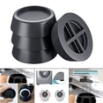 thumbnail image 4 of AMLESO 4 Packung Anti Vibration Pads, Noise Reducing Non Slip Walking Washer Vibration Black, 4 of 8