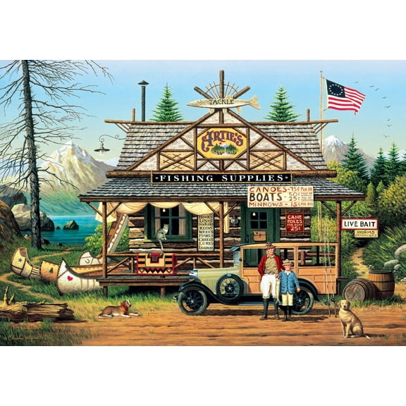 300 Piece Jigsaw Puzzle - Charles Wysocki - 300 Large Piece Jigsaw Puzzle
