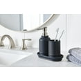 thumbnail image 3 of &nbsp;Better Homes & Gardens 3-Piece Ceramic Apothecary Bathroom Set, Blue, 3 of 10