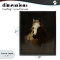 thumbnail image 4 of Stupell Industries French Country Abstract Rider Horse Illusion Black Floating Frame Canvas Art, 17 x 21, by Svetlana Aleynikova, 4 of 8