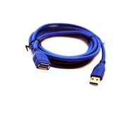 10Ft USB 3.0 Gold Plate Type A Male to Female M/F Extension Cable Blue