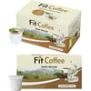 Fit Coffee Fit Tea metabolism, Slimming & Detox Keto Friendly Bullet-proof Coffee Dark Roast Arabica Coffee weight loss, and boost energy keto K-cup