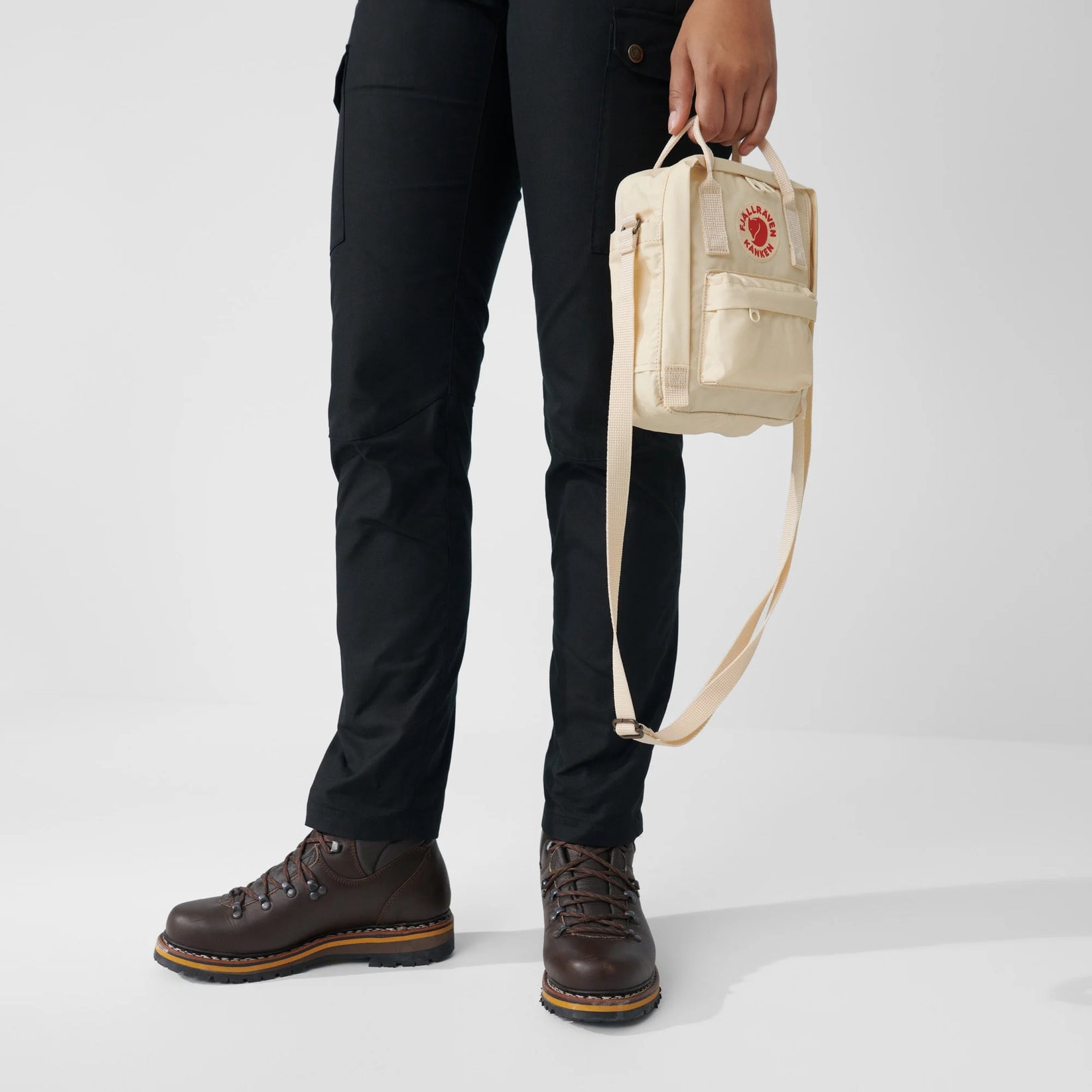 Fjallraven Kanken Sling Crossbody Shoulder Bag For Everyday Use & Travel, Fog Backpack Height 7.8 in, 2.5 L