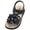 Black, variant on Toddler Girls Sandals Little Girls Kids Summer Shoes Toddler Sandals Beige for Size 11.5