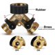 thumbnail image 5 of Conector Y YONGSHENG grifo doble para lavadora Distribuidor Y de 2 vías 3/4 pulgadas, 5 of 5