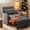 Dark Gray, variant on Lofka Sleeper Chair Bed, 3-in-1 Convertible Pull Out Chair Bed, Adjustable Sofa Bed Chair with Pillow for Small Spaces, Apartment, Guest Room, Dark Gray