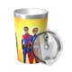 thumbnail image 2 of Termo Henry Danger con pajita cónica, doble pared, aislamiento al vacío, impresión de acero inoxidable, 12 oz, color blanco, 2 of 7