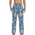thumbnail image 4 of FREEAMG Owl Cotton Pajama Pant for Men, Super Soft Lightweight Lounge Pajama Bottoms Drawstring Sleepwear Pant with 2 Pockets, 4 of 7