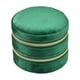 thumbnail image 1 of Estuche para Pendientes, Estuche para Baratijas, Caja de Terciopelo de Doble Capa, Portátil, para Viajes, Estuche para Joyas, para El Día de San Valen Verde, 1 of 8