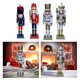 thumbnail image 1 of Adorno Navideño BLESIY Cascanueces Estatuilla Escena Diseño Accesorios Favores de Fiesta Coleccionable Estatua Tradicional Estilo G, 1 of 8