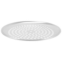 OFFIGAM Round Aluminum Pizza Baking Pan with Vent Holes for Even Heat Distribution and Baking