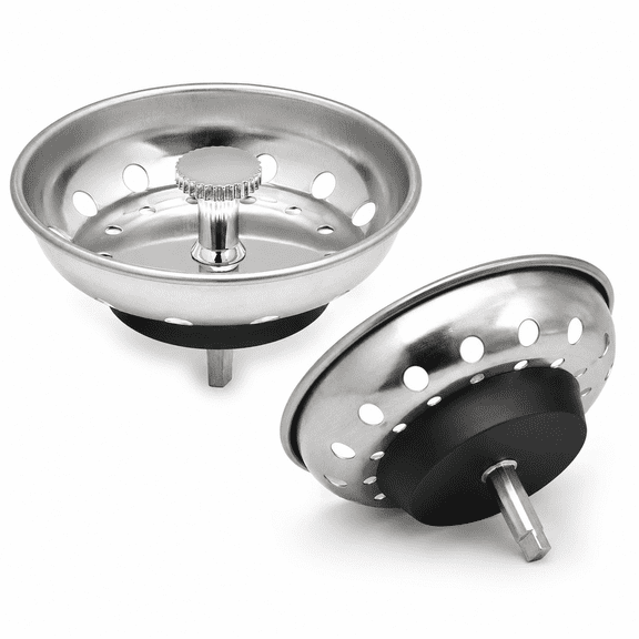 Kawihcie Stainless Steel Anti-Clogging Drain Catches 2pcs