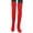 Red, variant on Women's Wool Thigh High Stockings,Over The Knee High Socks Leggings, Winter Cable Knitted Stretchy Long Sockings "Black"