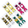 thumbnail image 3 of Cool Socks – Mighty Morphin Power Rangers Gift Pack – 8-Pack Novelty Crew Socks Value Bundle – Size, 3 of 6