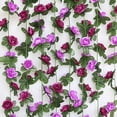 thumbnail image 6 of ZOELNIC 98.4" Artificial Rose Vine Flowers Plant Rattan - Artificial Flower Fake Flowers Rose Vine Ivy Garland Hanging for Wedding Party Garden Wall Craft Art Decoration Silk Flowers, 6 of 8