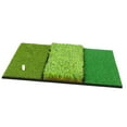 thumbnail image 3 of Siruishop Golf Hitting Mat Foldable Portable Driving Range Pad Green Home Office Games Three Piece, 3 of 8