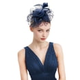 thumbnail image 2 of Diadema Fascinator Estrella de Luto para Mujeres, 2 of 8