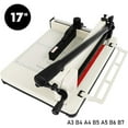 thumbnail image 5 of 17 inch Guillotine Paper Cutter,500 Sheets Capacity Heavy Duty Paper Trimmer with Double Safety Protection&Durable HSS Blade, 5 of 6